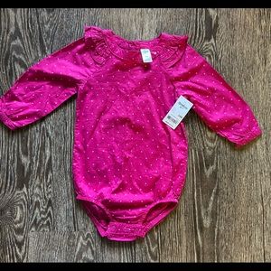 Osh Kosh Sweet Pink Onesie NWT 24 Months